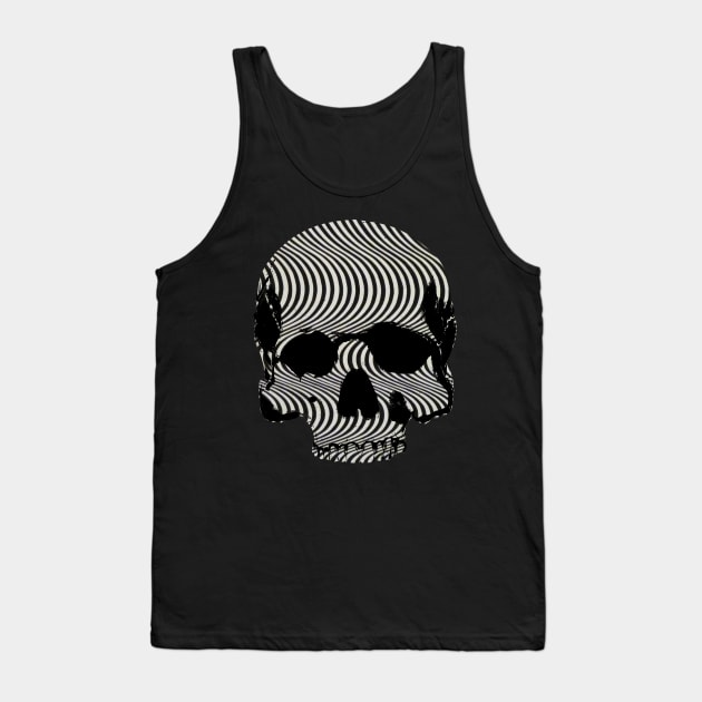 Freaky Skull Tank Top by inshapeuniverse